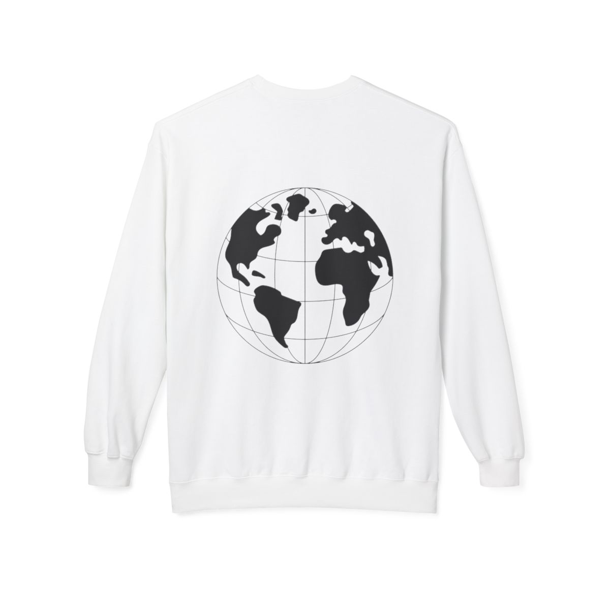 ALL OVER THE WORLD CREWNECK — WHITE - Image 2